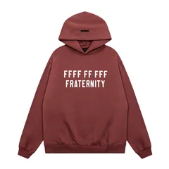 FW24 Men's Tracksuit Men's Hoodies Suit Chest Two Rows Letter Hoodies Luxury Design Couple High Street Loose Hoodie Pants Sets