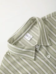 Men's 2 Piece Set Summer Outfits Man Clothes Striped Short Sleeve Shirt And Shorts Matching Casual Outfit Set