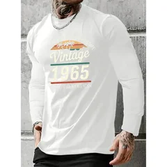 Men’s crew neck long sleeve cotton tee. Breathable steady fabric, temperature adaptable, ideal versatile daily outfit.