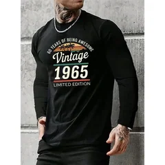 Men’s crew neck long sleeve cotton tee. Breathable steady fabric, temperature adaptable, ideal versatile daily outfit.