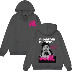 French Rapper JUL Fashion Graphics Hoodie Men Women Hip-hop Casual Pullover Long Sleeves Gothic Punk Oversized Loose Tracksuit