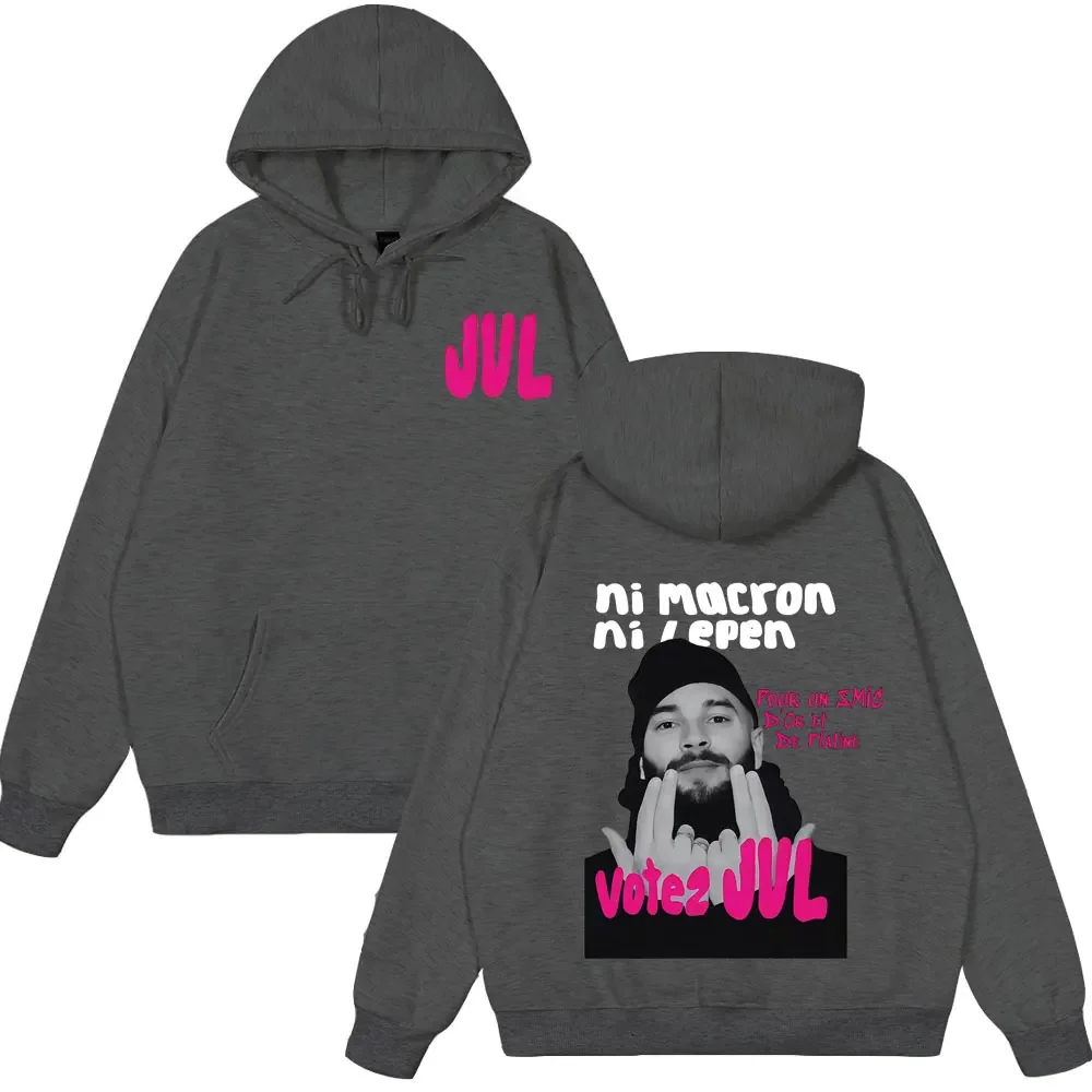 French Rapper JUL Fashion Graphics Hoodie Men Women Hip-hop Casual Pullover Long Sleeves Gothic Punk Oversized Loose Tracksuit