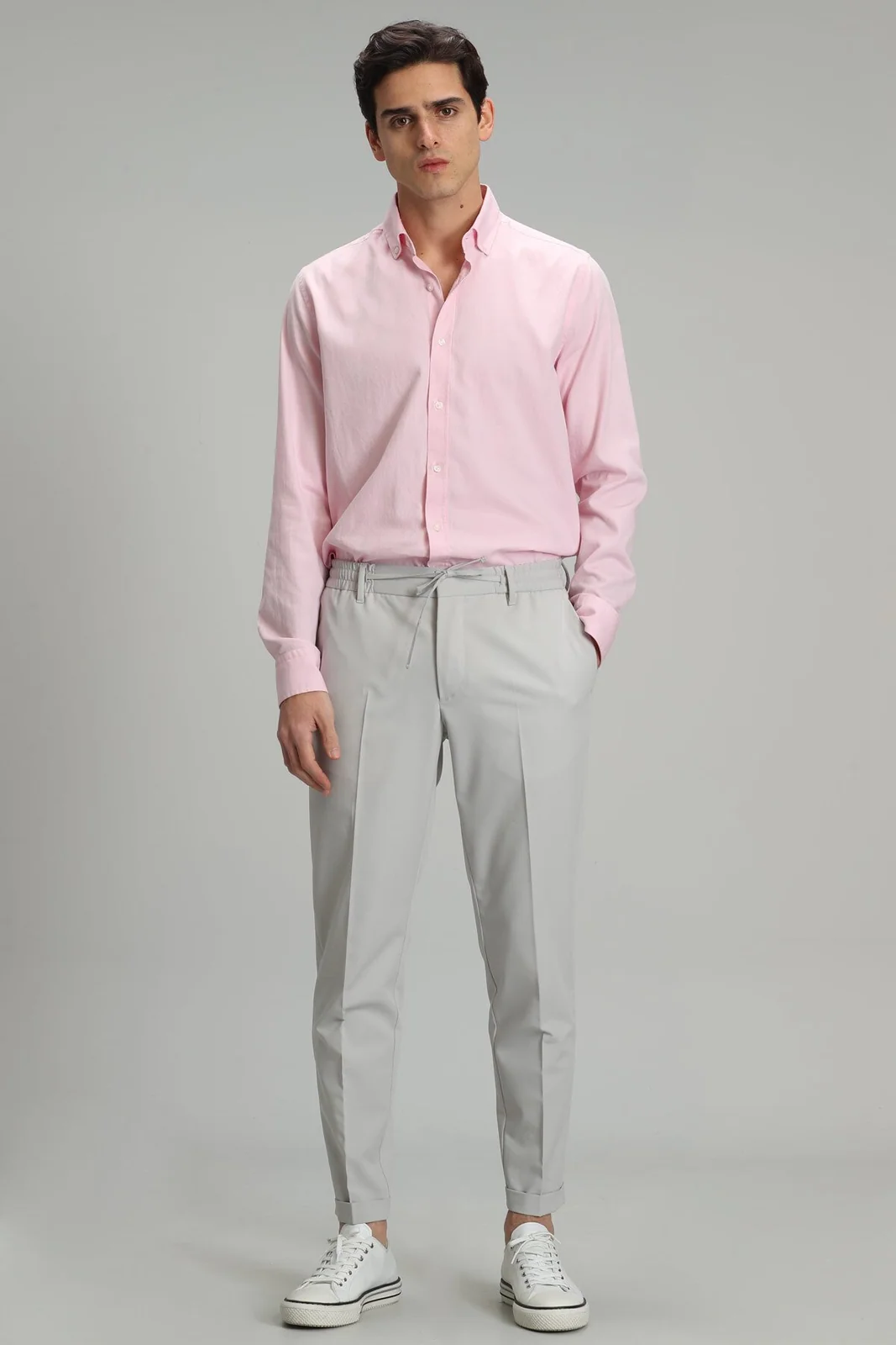 Danıel Erkek Smart Casual Gömlek Comfort Slim Fit Pembe