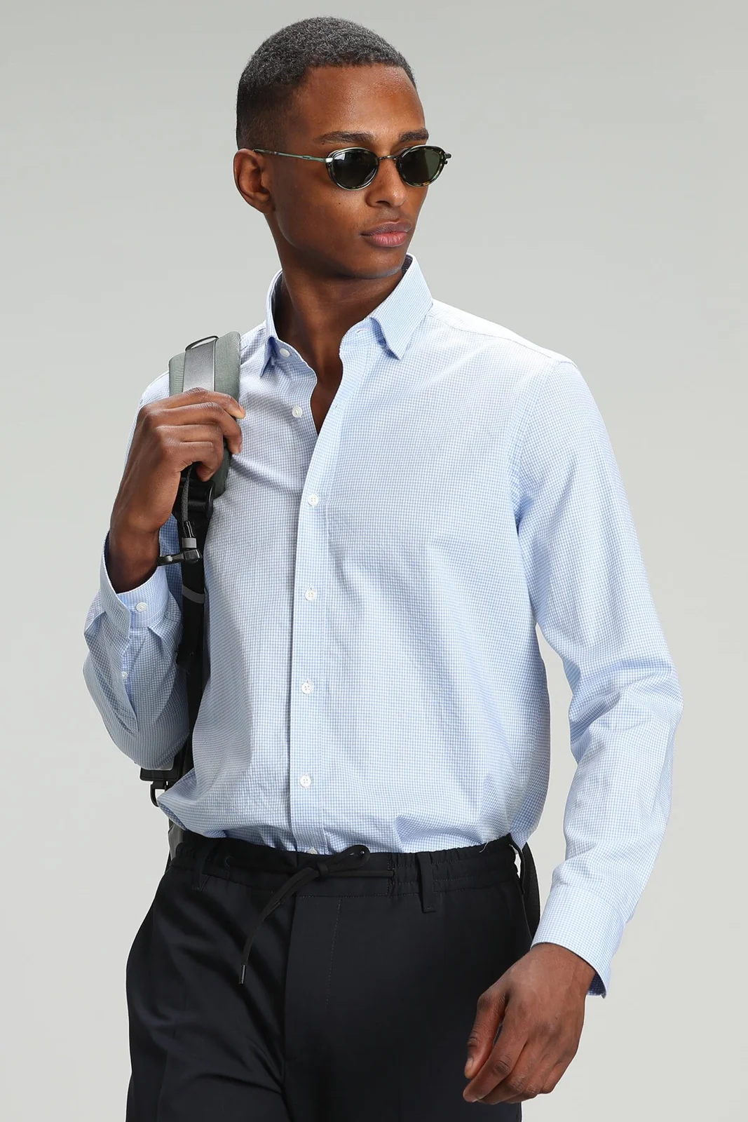 Harry Erkek Smart Gömlek Comfort Slim Fit Mavi