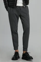 Larvı Jogger Pantolon Slim Fit Koyu Gri