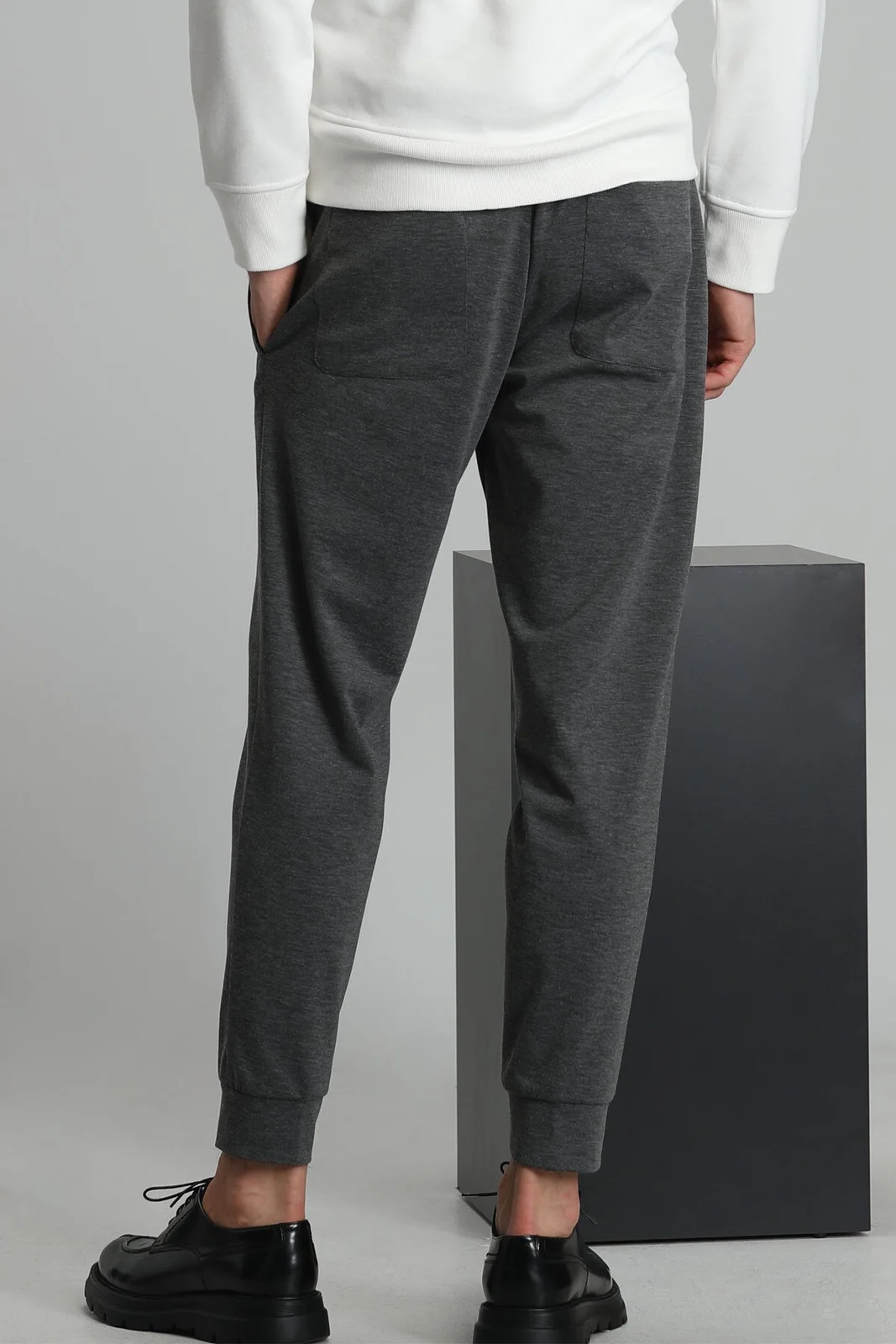 Larvı Jogger Pantolon Slim Fit Koyu Gri