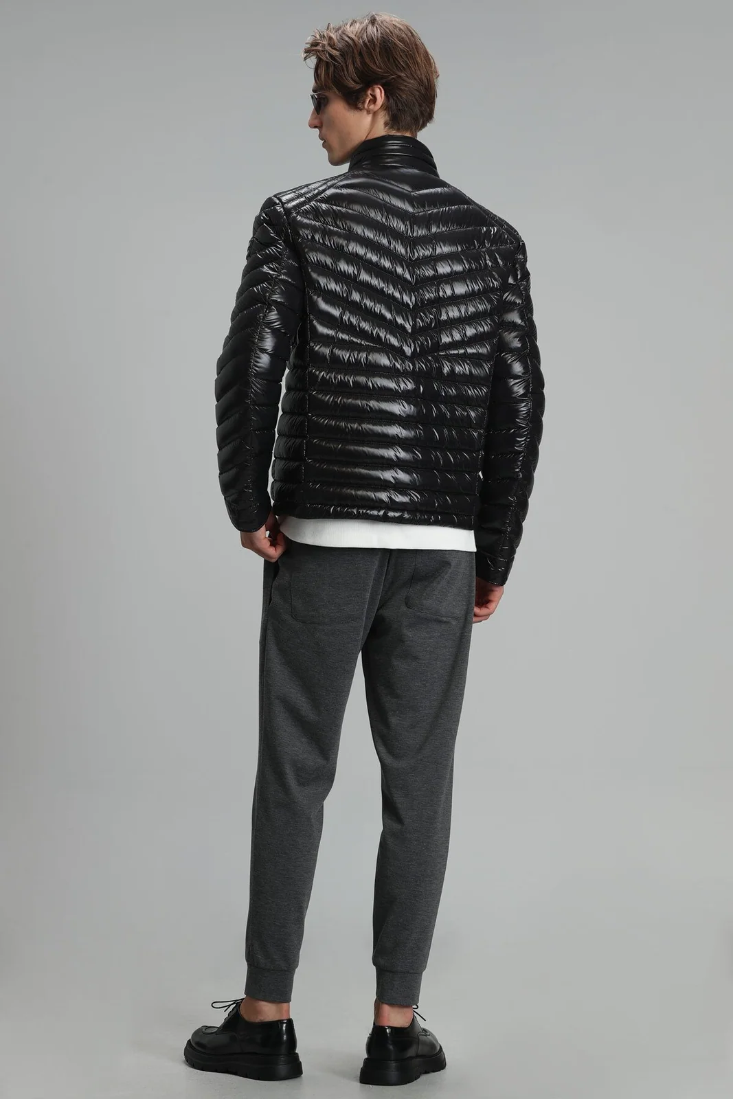 Larvı Jogger Pantolon Slim Fit Koyu Gri