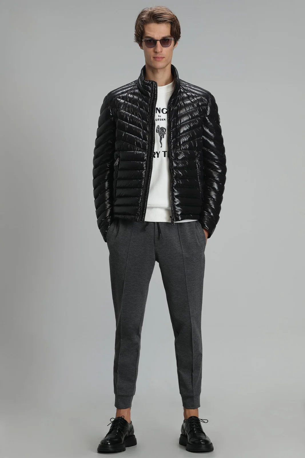 Larvı Jogger Pantolon Slim Fit Koyu Gri