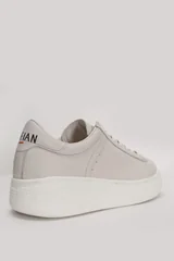 Frank Erkek Deri Sneaker Ayakkabı Kırık Beyaz