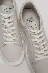 Frank Erkek Deri Sneaker Ayakkabı Kırık Beyaz