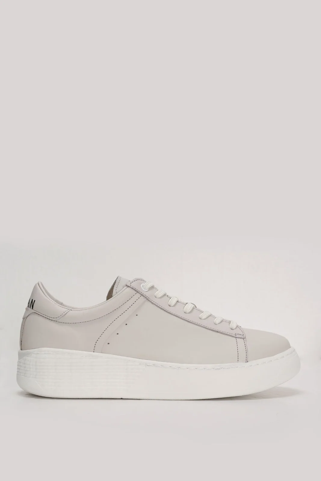 Frank Erkek Deri Sneaker Ayakkabı Kırık Beyaz
