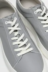 Frank Erkek Deri Sneaker Ayakkabı Gri