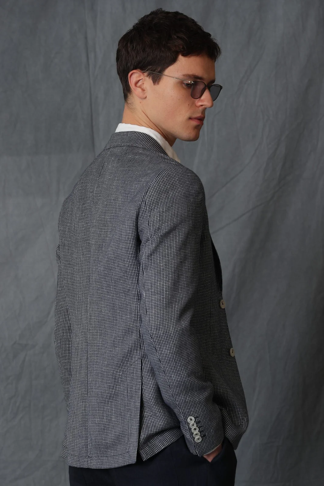 Cosı Spor Erkek Blazer Ceket Slim Fit Lacivert