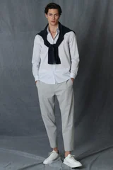 Kamara Erkek Smart Gömlek Comfort Slim Fit Açık Mavi
