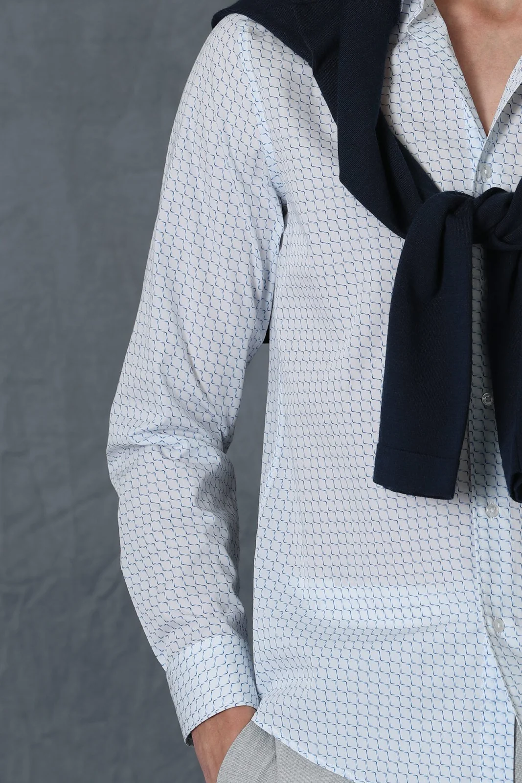 Kamara Erkek Smart Gömlek Comfort Slim Fit Açık Mavi