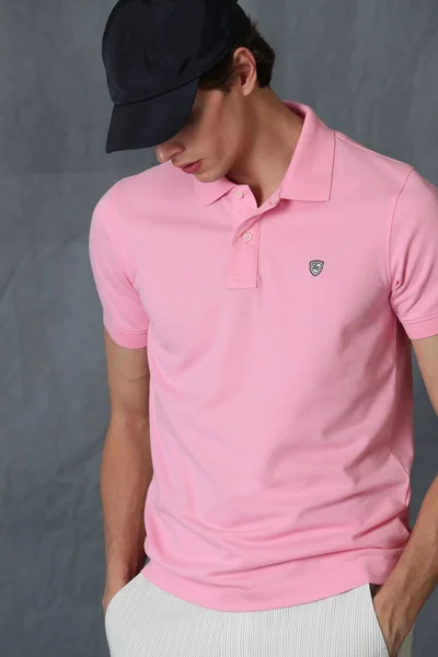 Laon Smart Erkek Polo Tişört Pembe
