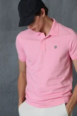 Laon Smart Erkek Polo Tişört Pembe