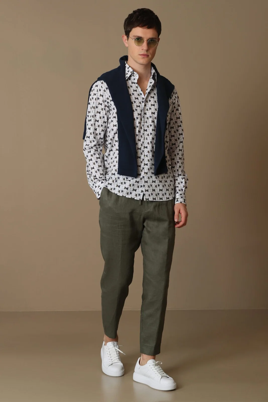 Jakob Erkek Smart Gömlek Slim Fit Yeşil