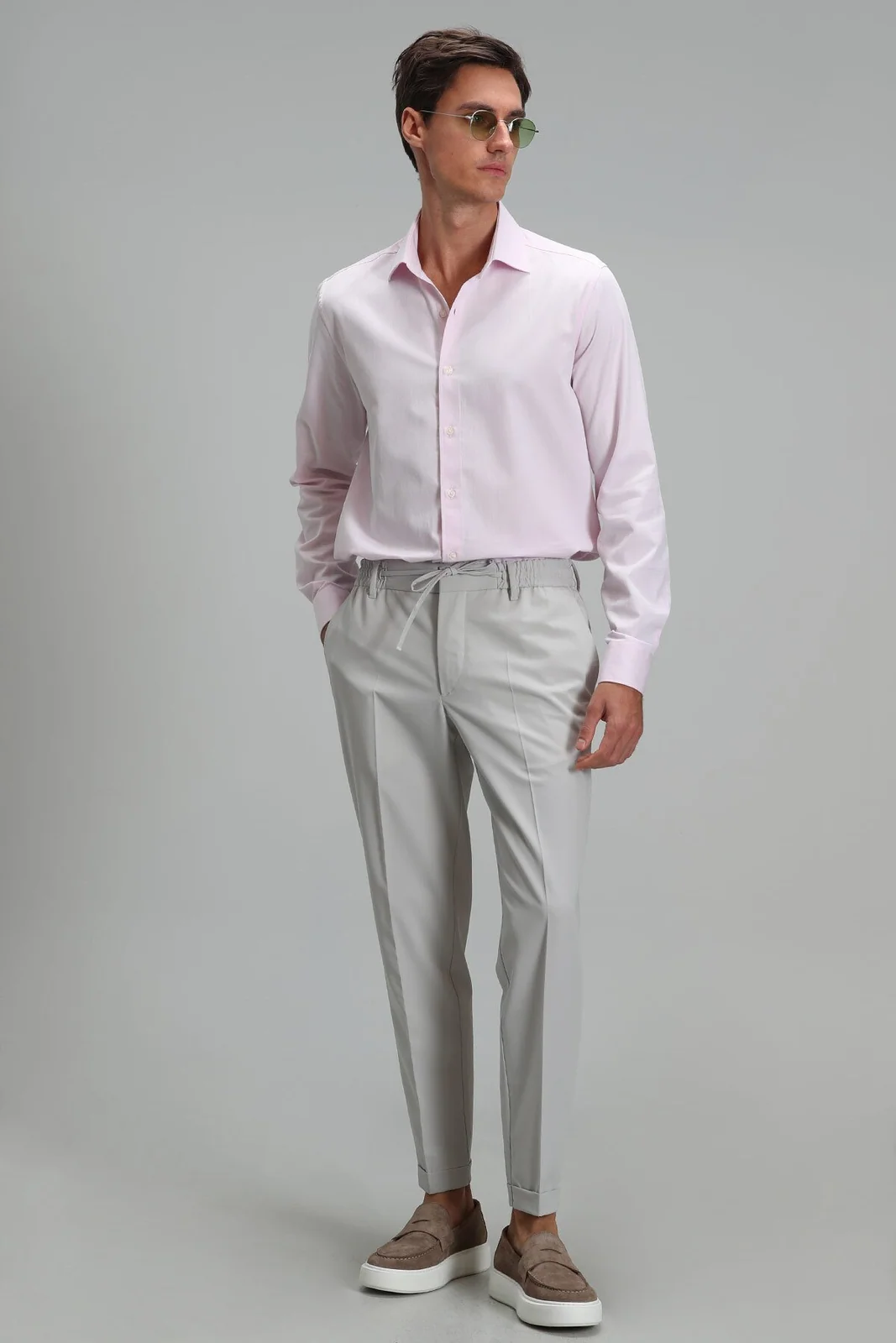 Nagoya Erkek Smart Gömlek Comfort Slim Fit Pembe