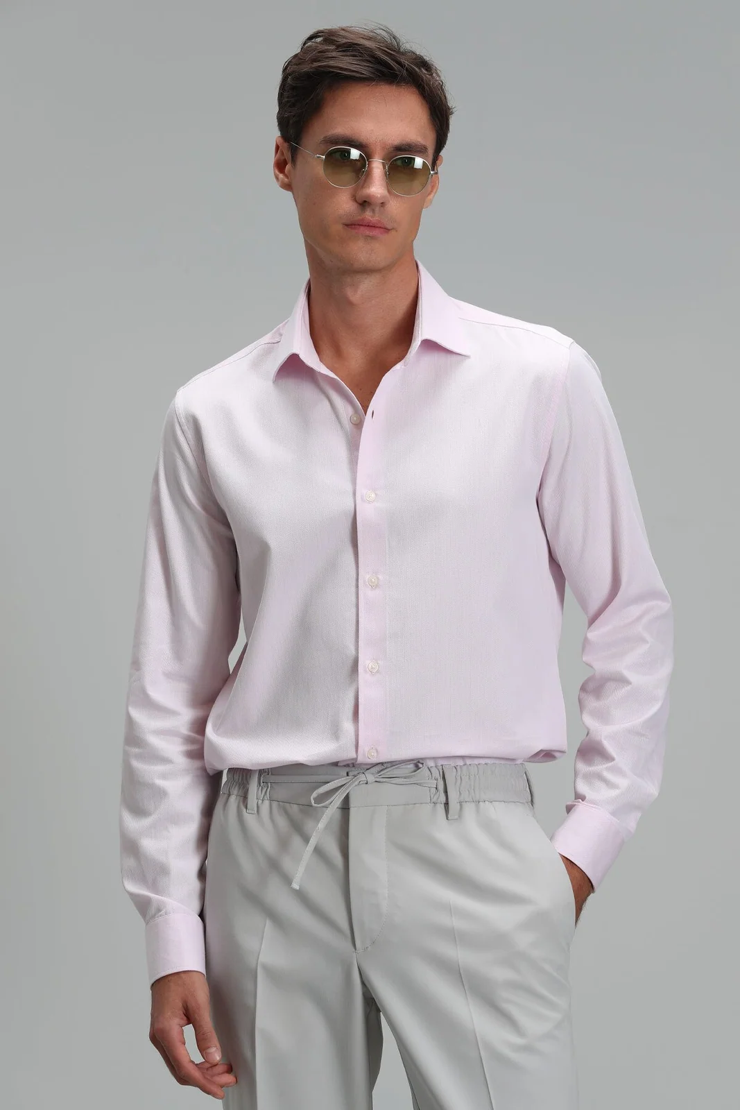Nagoya Erkek Smart Gömlek Comfort Slim Fit Pembe