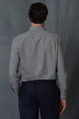 Makro Erkek Smart Gömlek Comfort Slim Fit Nefti Yeşil