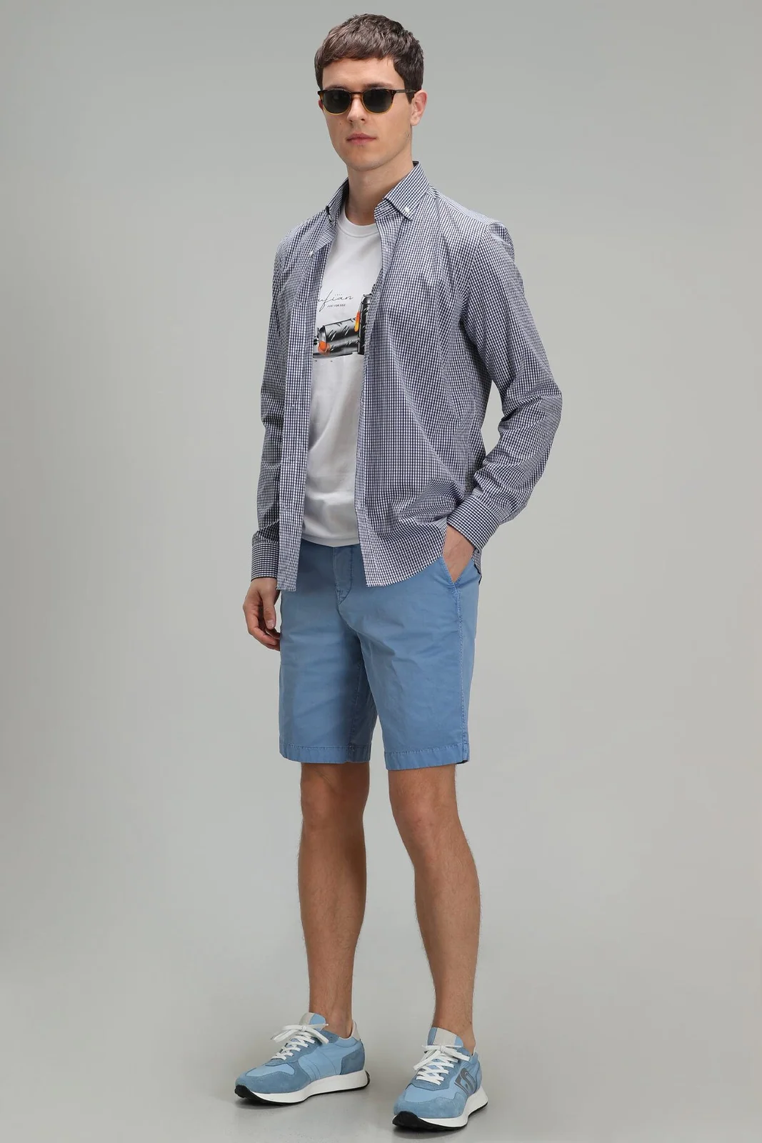 Ardmın Erkek Smart Gömlek Slim Fit Lacivert