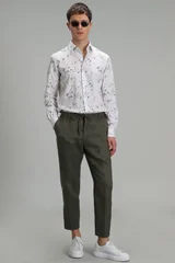 Kamon Erkek Smart Gömlek Comfort Fit Yeşil