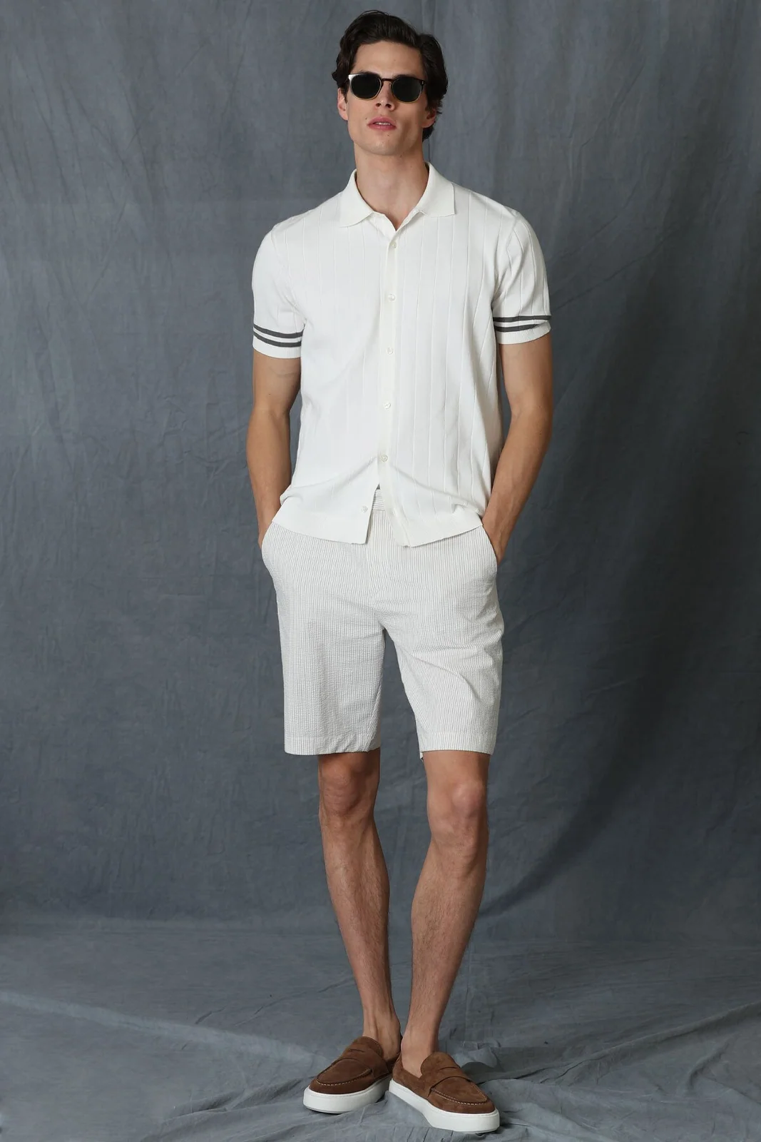 Fral Spor Erkek Chino Şort Slim Fit Bej