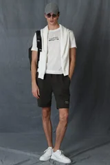 Arka Erkek Şort Eşofman Yeşil