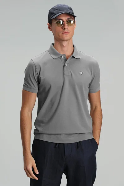 Laon Smart Erkek Polo Tişört Gri