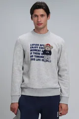 Bud Erkek Sweatshirt Gri