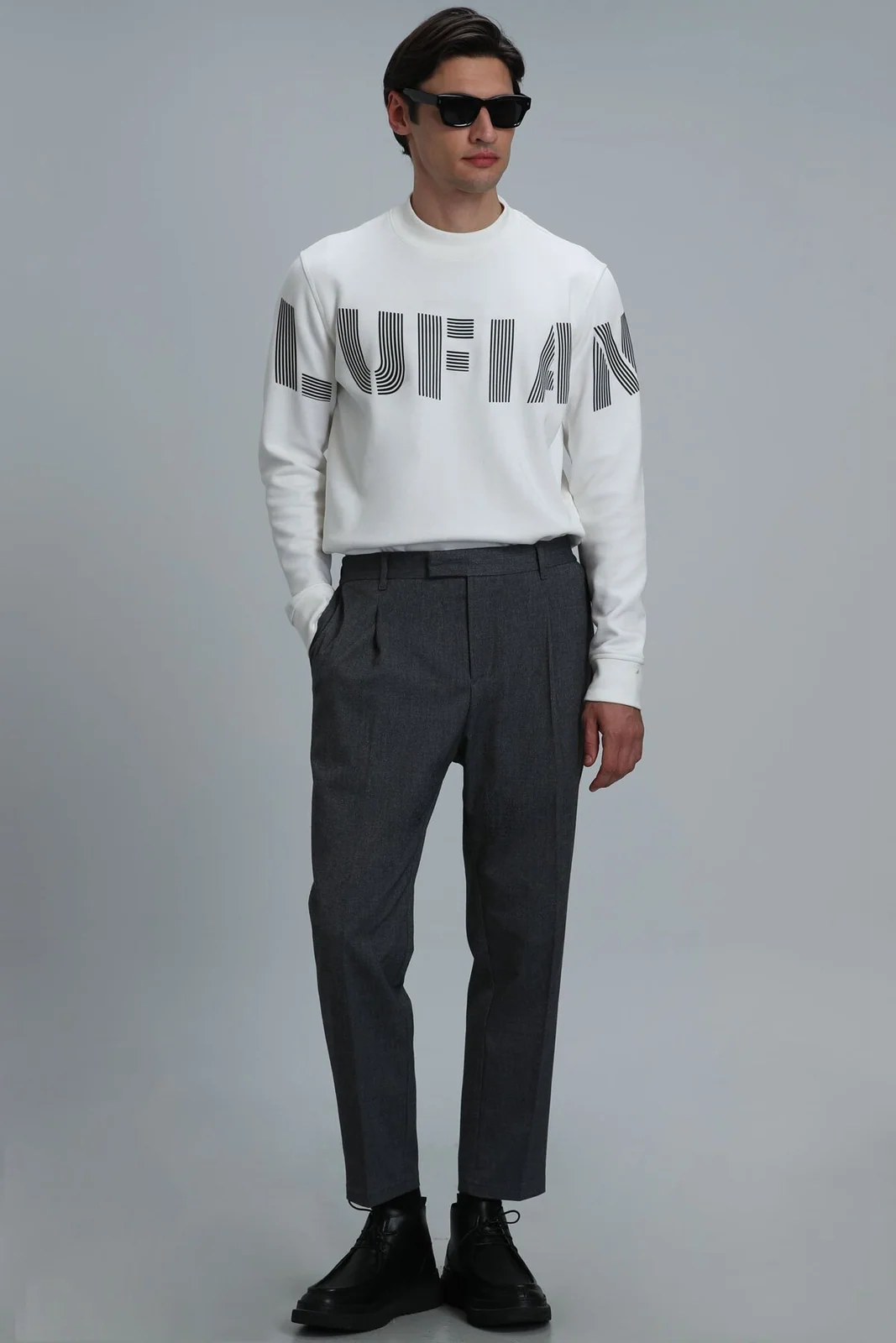 Todillo Erkek Sweatshirt Kırık Beyaz