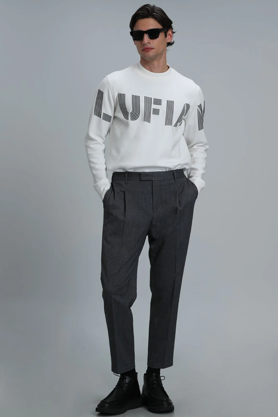 Todillo Erkek Sweatshirt Kırık Beyaz