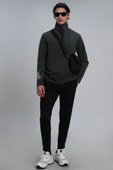 Earl Erkek Sweatshirt Koyu Yeşil